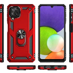 Samsung Galaxy A12 / M12 - Outdoor Hardcase mit Ringhalter
