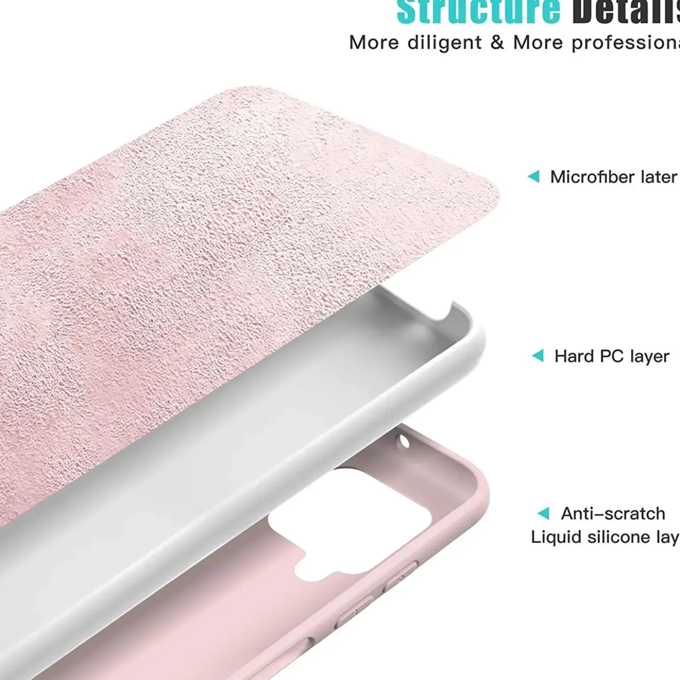 Samsung Galaxy A12 / M12 - Silikon Case mit Mikrofaser-Innenseite