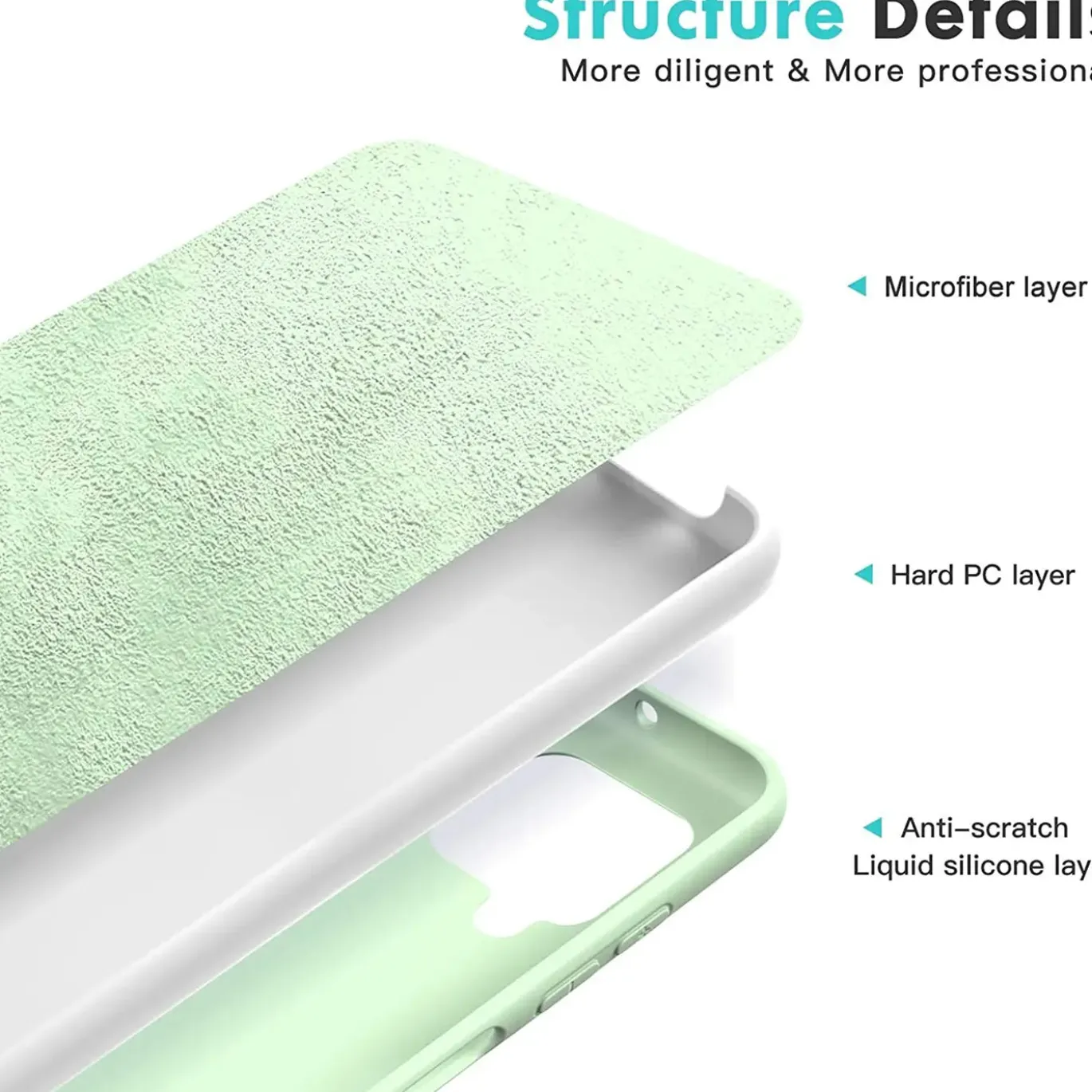 Samsung Galaxy A12 / M12 - Silikon Case mit Mikrofaser-Innenseite
