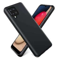 Samsung Galaxy A12 / M12 - Silikon Case mit Mikrofaser-Innenseite