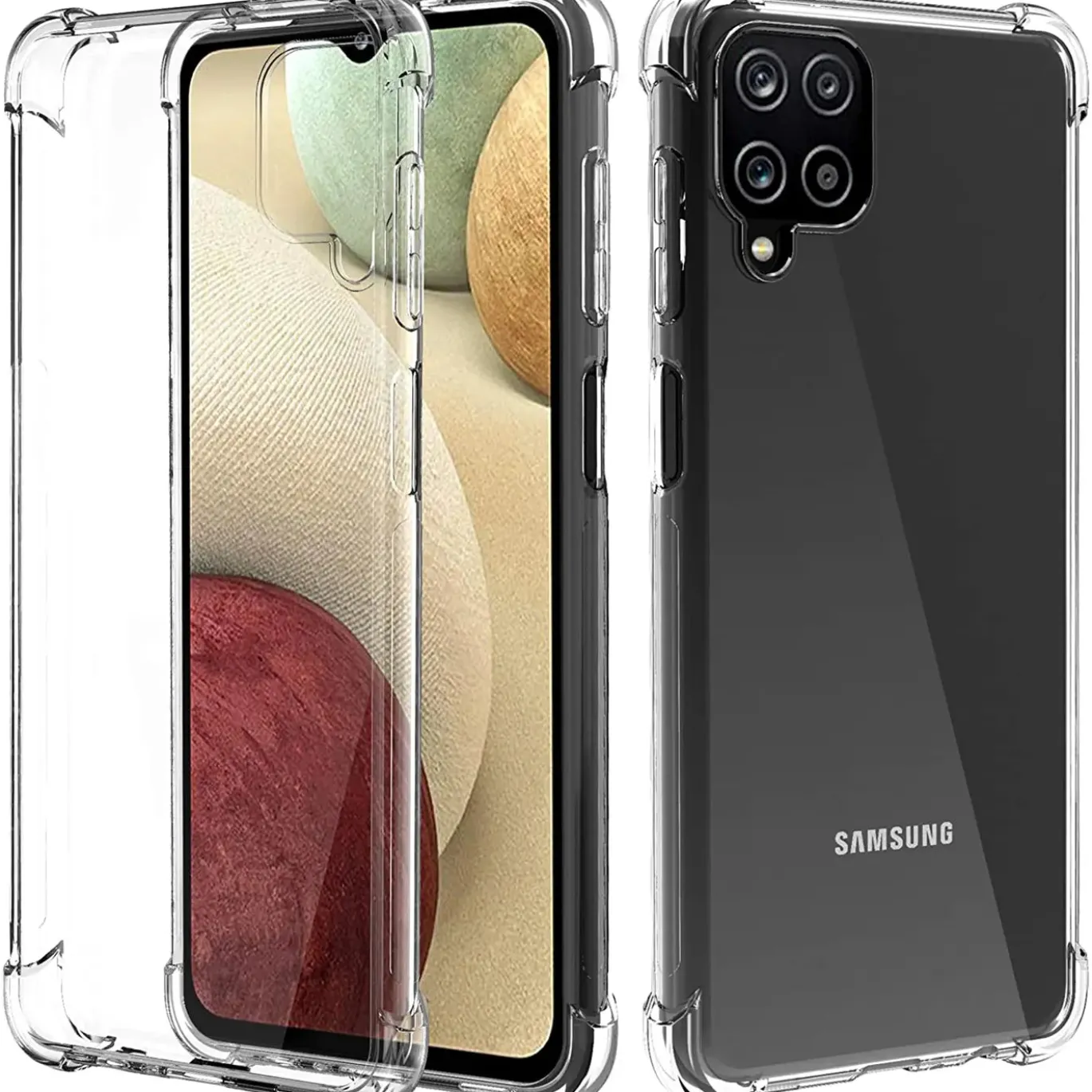 Samsung Galaxy A12 / M12 - Stoßfestes Clear Case