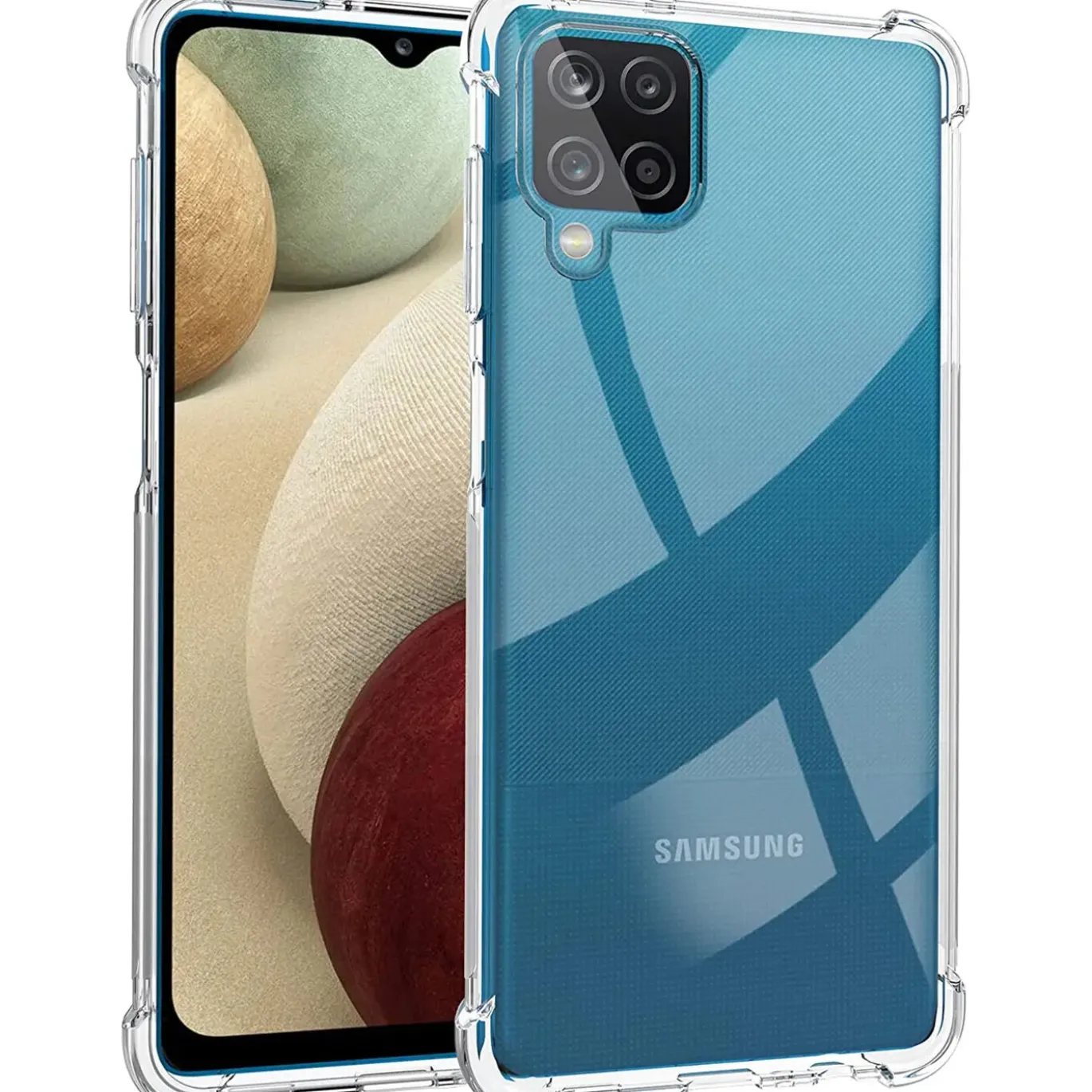 Samsung Galaxy A12 / M12 - Stoßfestes Clear Case