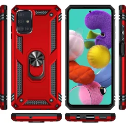 Samsung Galaxy A51 - Outdoor Hardcase mit Ringhalter