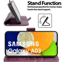Samsung Galaxy A03 - Robuste Klapphülle mit RFID Block
