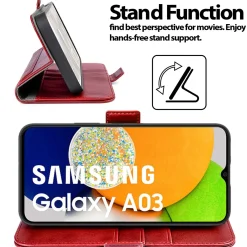 Samsung Galaxy A03 - Robuste Klapphülle mit RFID Block