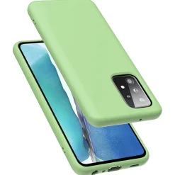 Samsung Galaxy A72 - Silikon Case mit Mikrofaser-Innenseite