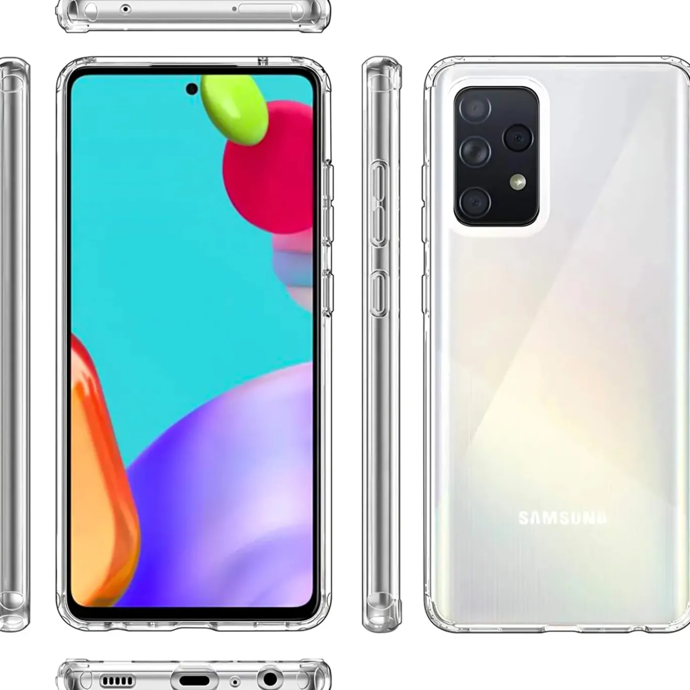 Samsung Galaxy A72 - Slim Clear Case Hülle