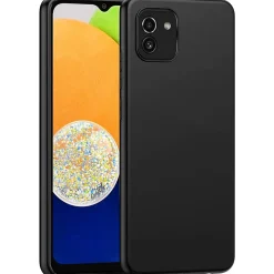 Samsung Galaxy A03 - Slim Silikon Backcover Schwarz