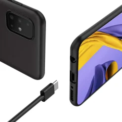Samsung Galaxy A51 - Slim Silikon Backcover Schwarz