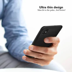 Samsung Galaxy A51 - Slim Silikon Backcover Schwarz