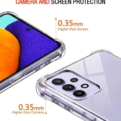 Samsung Galaxy A72 - Stoßfestes Clear Case