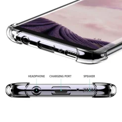 Samsung Galaxy A6 - Stoßfestes Clear Case