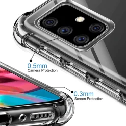 Samsung Galaxy A51 - Stoßfestes Clear Case