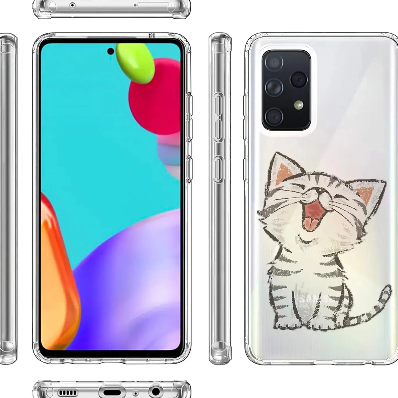 Samsung Galaxy A72 - TPU Case mit Motivdruck