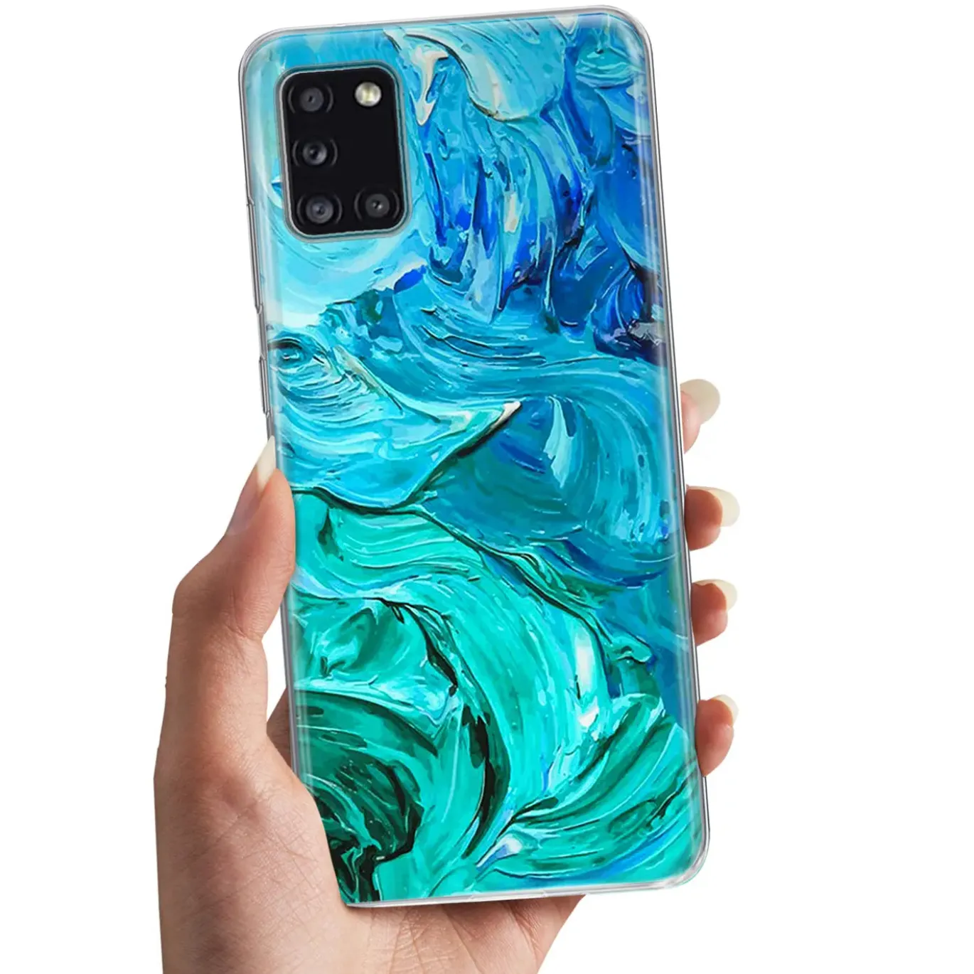 Samsung Galaxy A31 - TPU Case mit Motivdruck