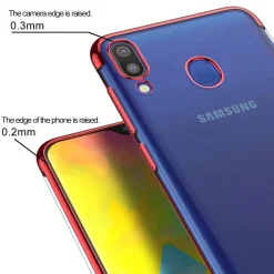 Samsung Galaxy A40 - Transparente Hülle mit Akzenten