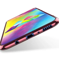 Samsung Galaxy A40 - Transparente Hülle mit Akzenten