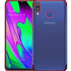 Samsung Galaxy A40 - Transparente Hülle mit Akzenten