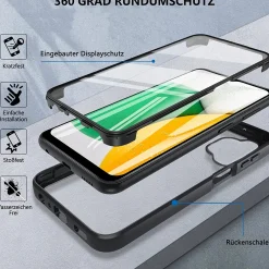 Samsung Galaxy A13 4G - 360° Glas Hülle mit Rundumschutz