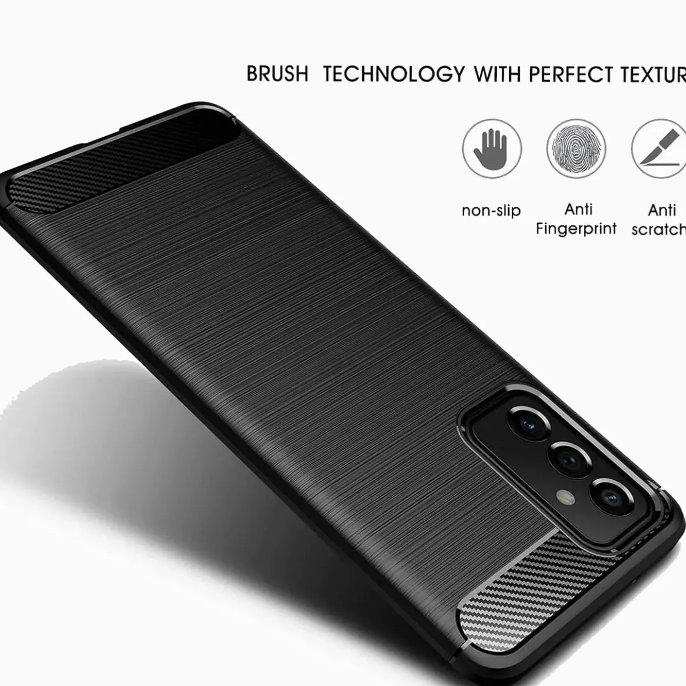 Samsung Galaxy A13 5G / A04s - Carbon Case Hülle, stoßfest