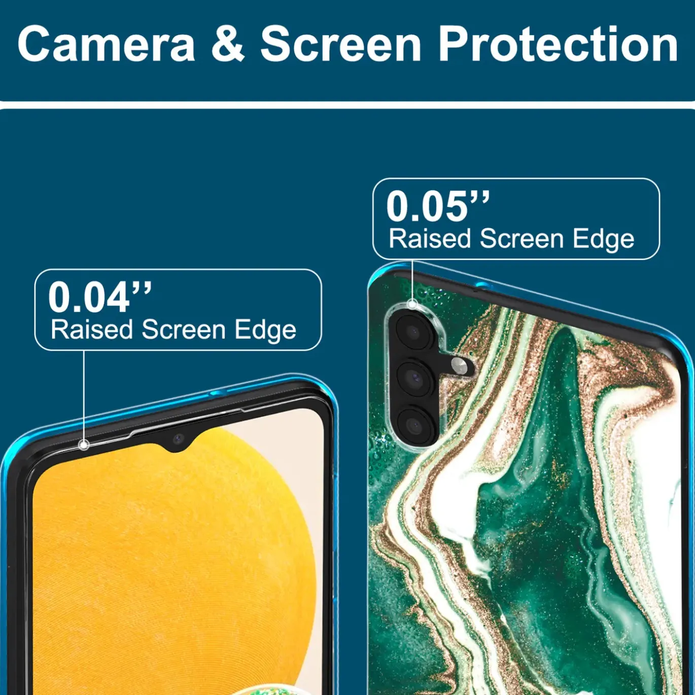 Samsung Galaxy A13 5G / A04s - Marmor & Sand Design Hülle