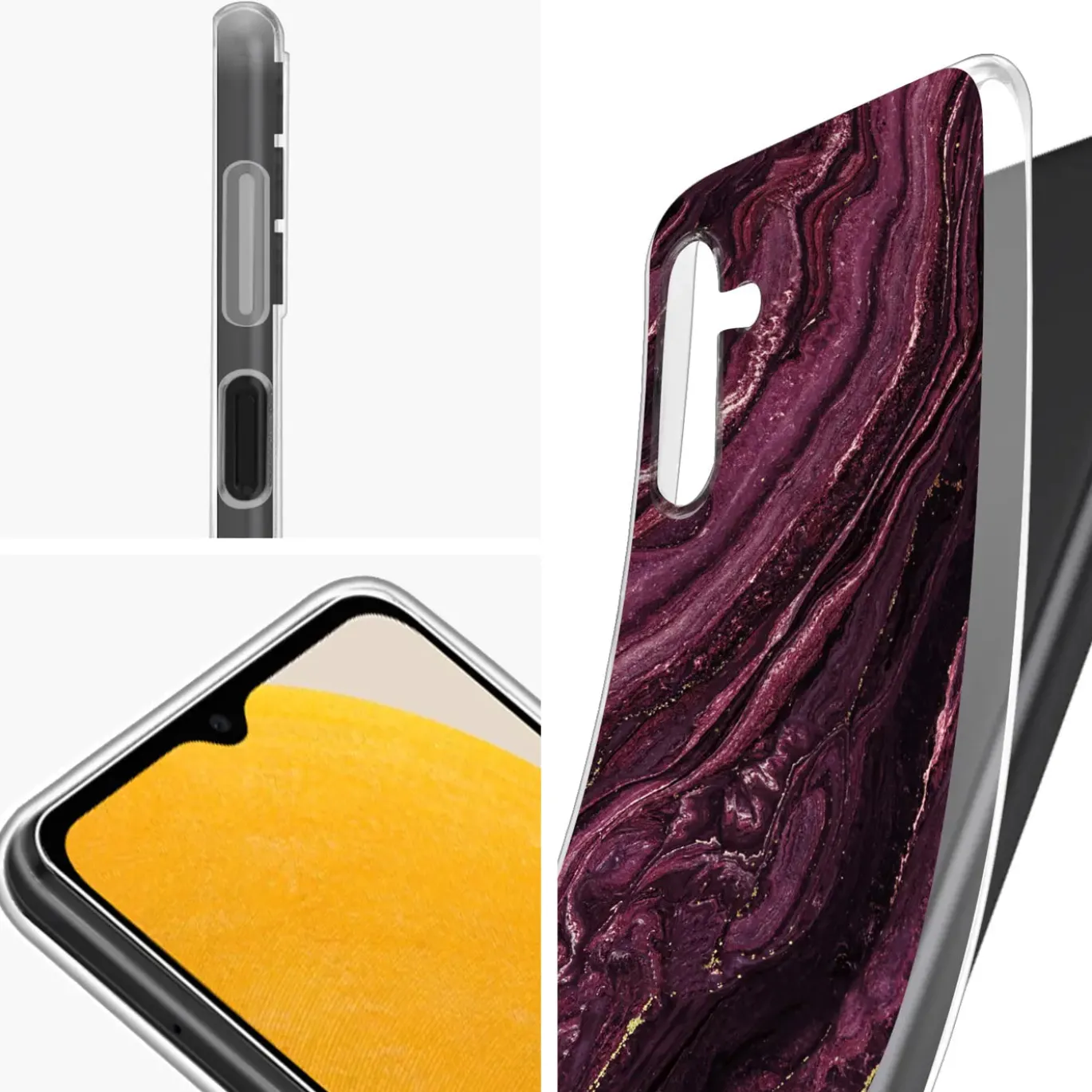 Samsung Galaxy A13 5G / A04s - Marmor & Sand Design Hülle