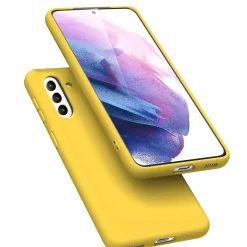 Samsung Galaxy A13 5G / A04s - Silikon Case mit Mikrofaser-Innenseite