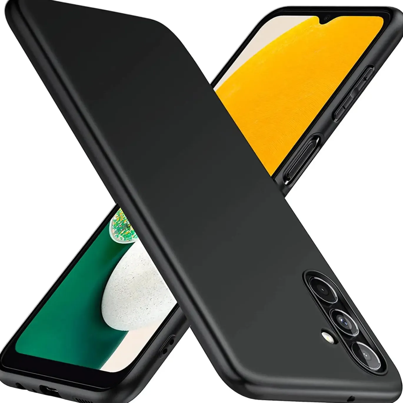 Samsung Galaxy A13 5G / A04s - Slim Silikon Backcover Schwarz