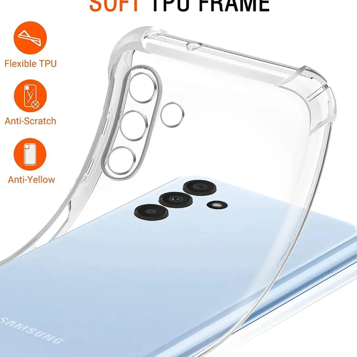 Samsung Galaxy A13 5G / A04s - Stoßfestes Clear Case