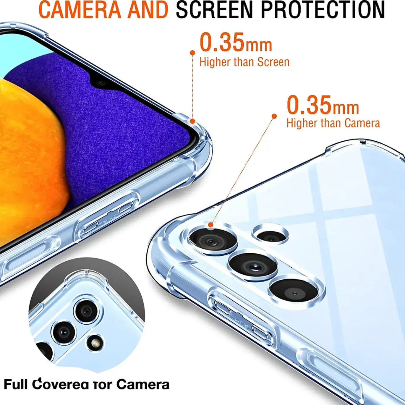 Samsung Galaxy A13 5G / A04s - Stoßfestes Clear Case