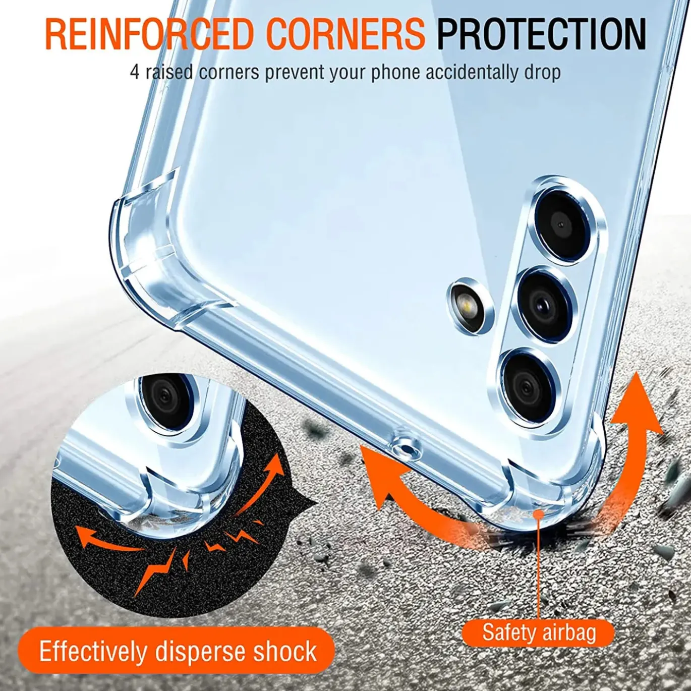 Samsung Galaxy A13 5G / A04s - Stoßfestes Clear Case