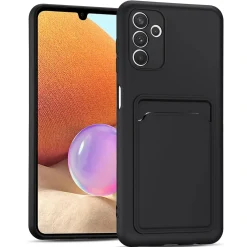 Samsung Galaxy A13 5G / A04s - Silikonhülle mit Kartenfach & Kameraschutz
