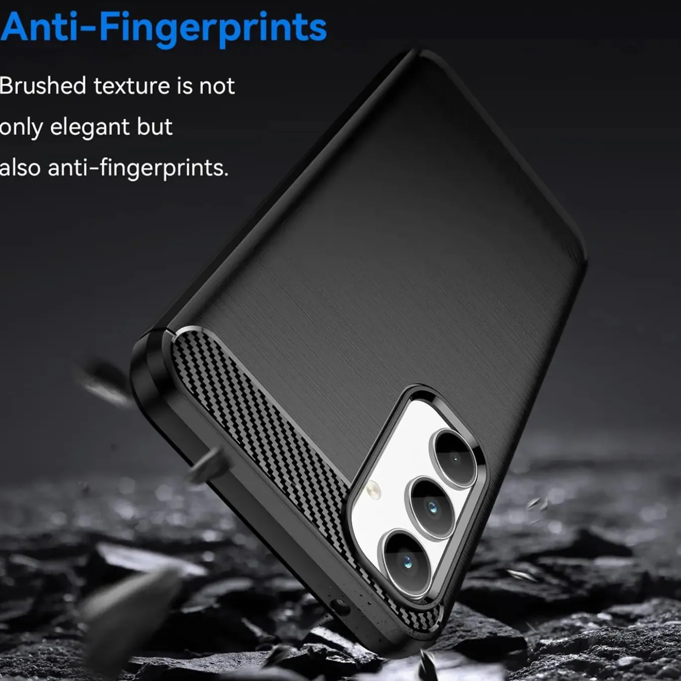Samsung Galaxy A35 5G - Carbon Case Hülle, stoßfest