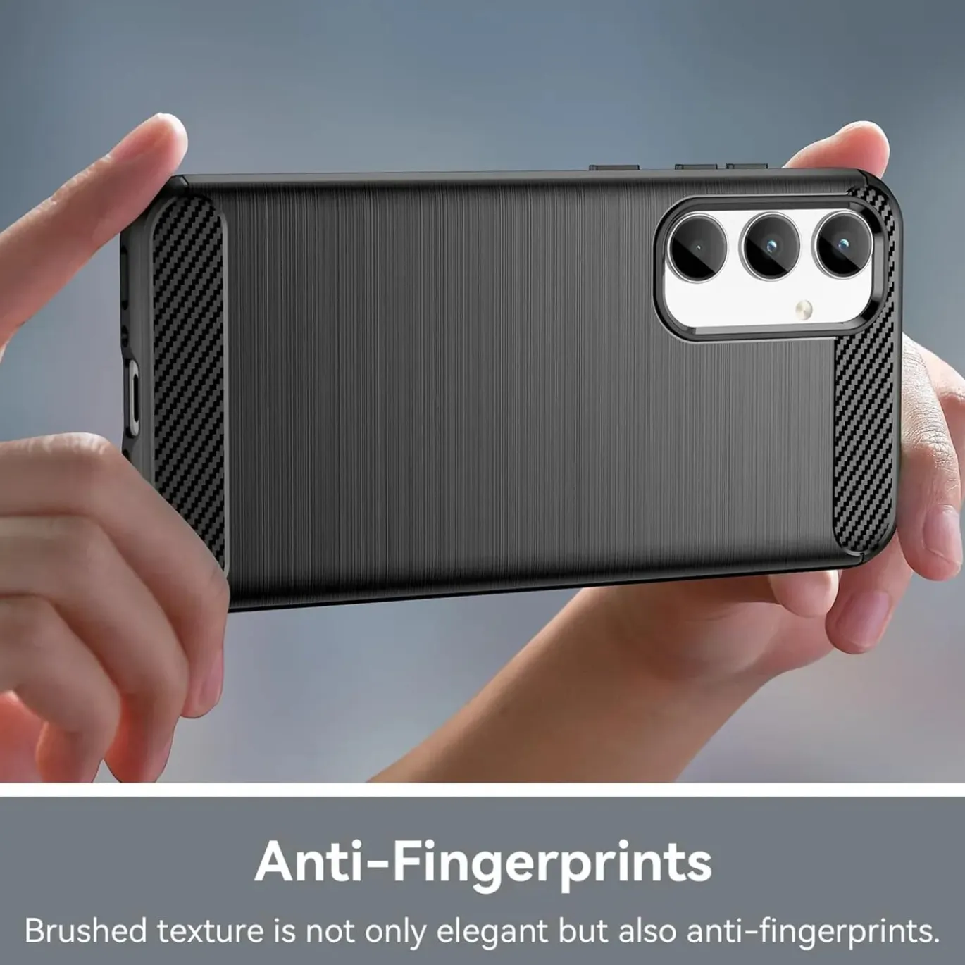 Samsung Galaxy A35 5G - Carbon Case Hülle, stoßfest