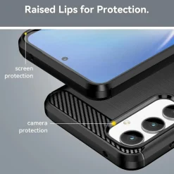 Samsung Galaxy A35 5G - Carbon Case Hülle, stoßfest