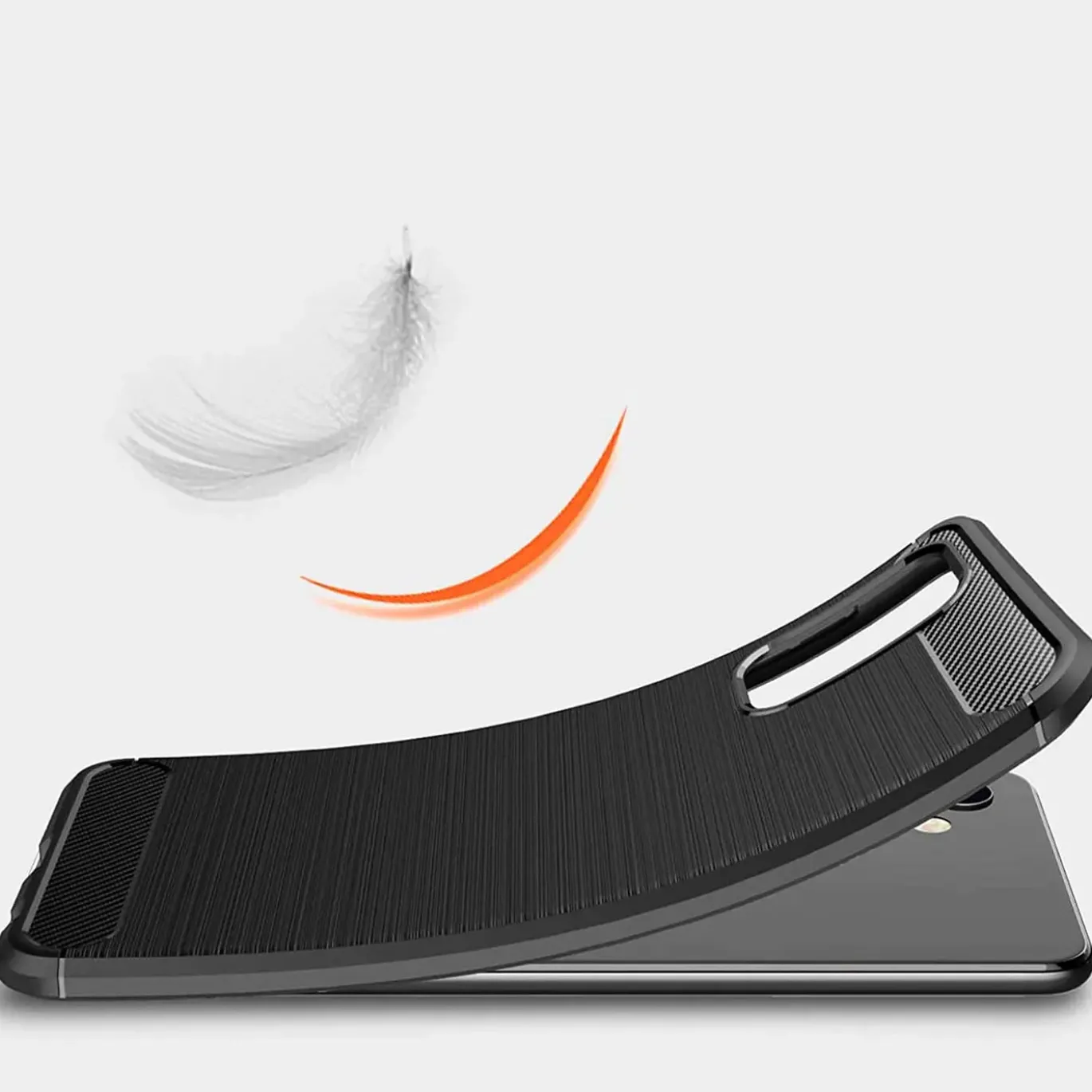 Samsung Galaxy A32 5G - Carbon Case Hülle, stoßfest