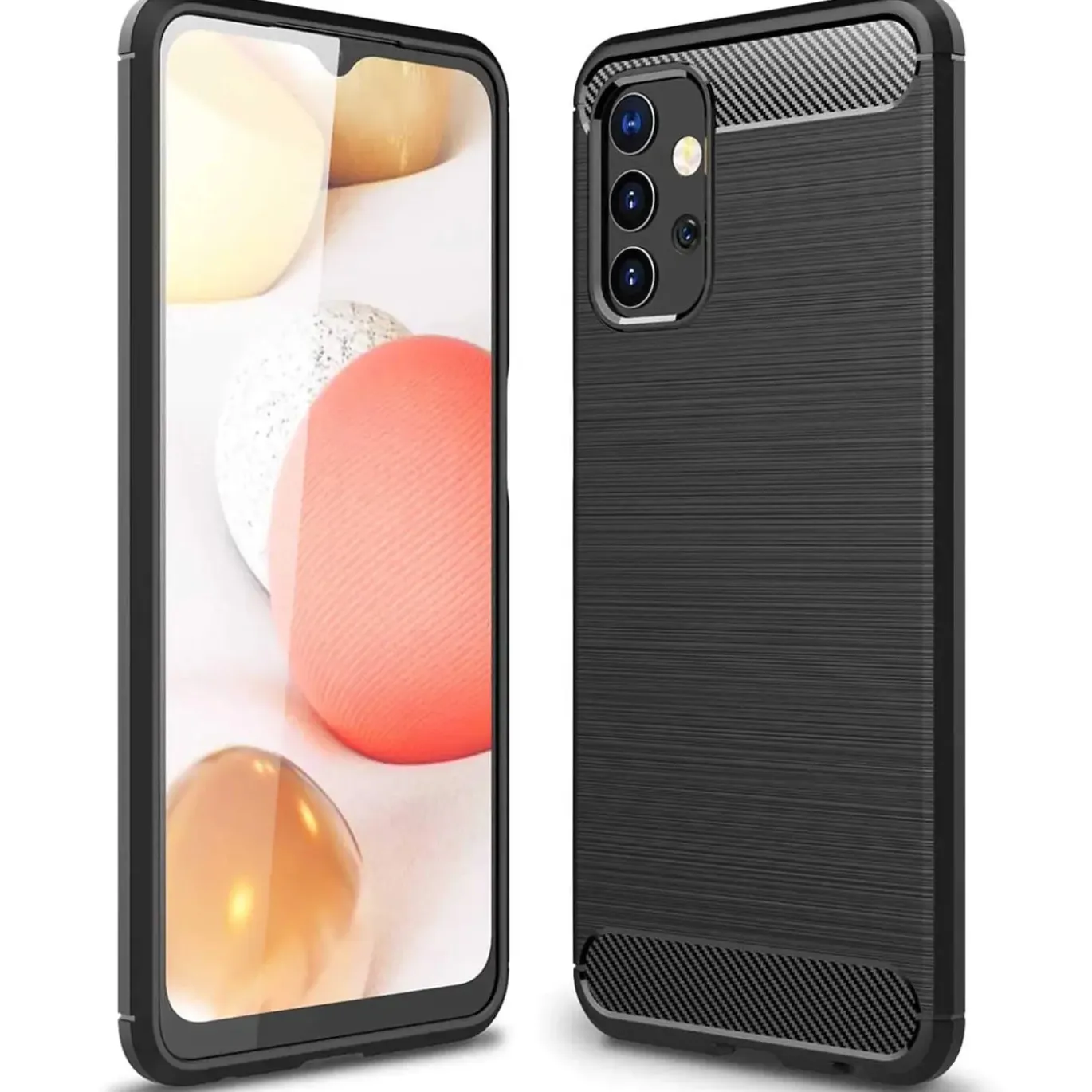 Samsung Galaxy A32 5G - Carbon Case Hülle, stoßfest