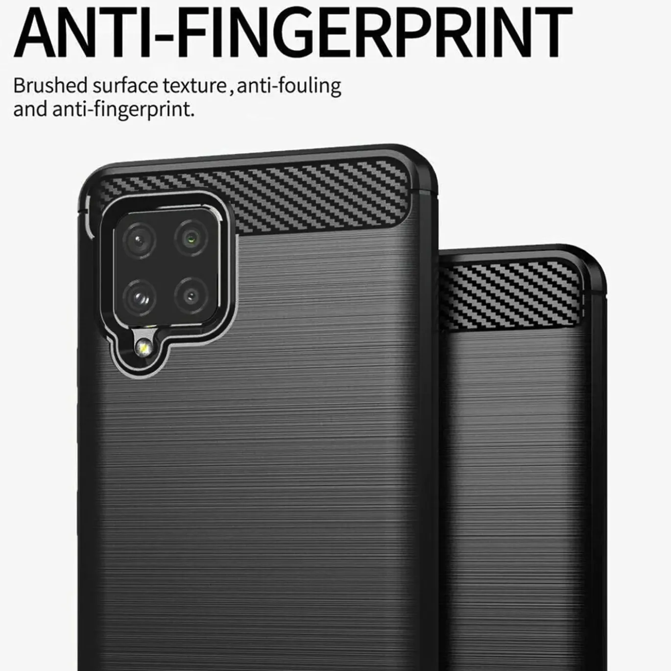 Samsung Galaxy A42 5G - Carbon Case Hülle, stoßfest