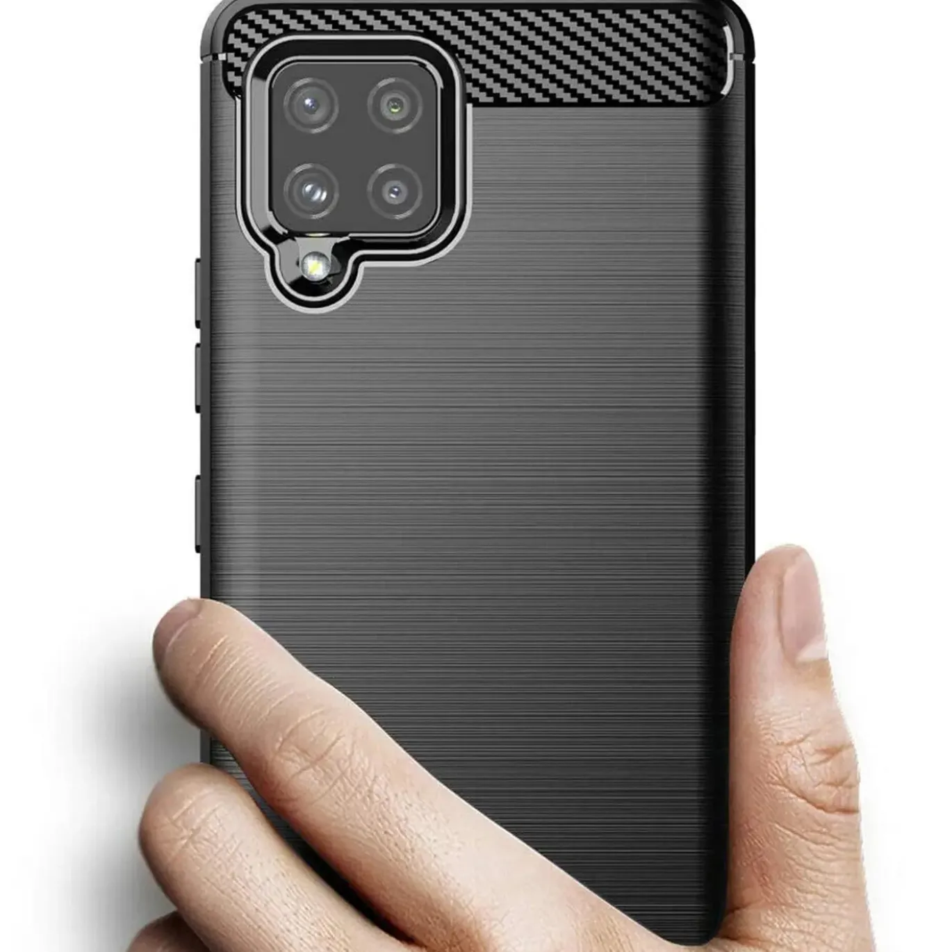 Samsung Galaxy A42 5G - Carbon Case Hülle, stoßfest