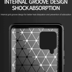 Samsung Galaxy A42 5G - Carbon Case Hülle, stoßfest