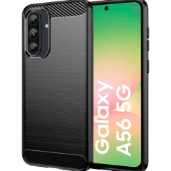 Samsung Galaxy A56 5G - Carbon Case Hülle, stoßfest