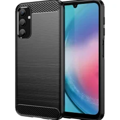 Samsung Galaxy A25 5G - Carbon Case Hülle, stoßfest