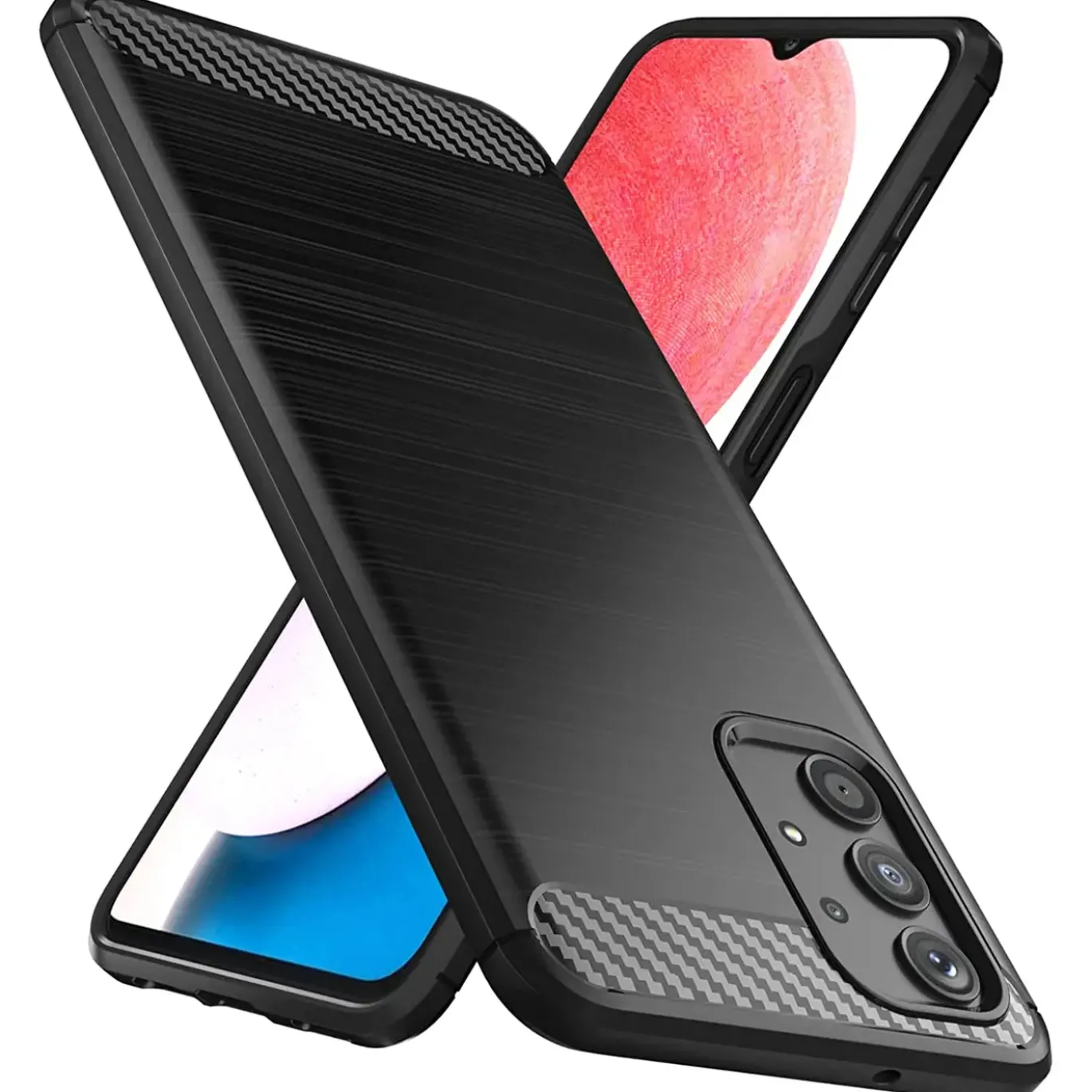 Samsung Galaxy A13 4G - Carbon Case Hülle, stoßfest