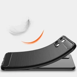 Samsung Galaxy A22 5G - Carbon Case Hülle, stoßfest
