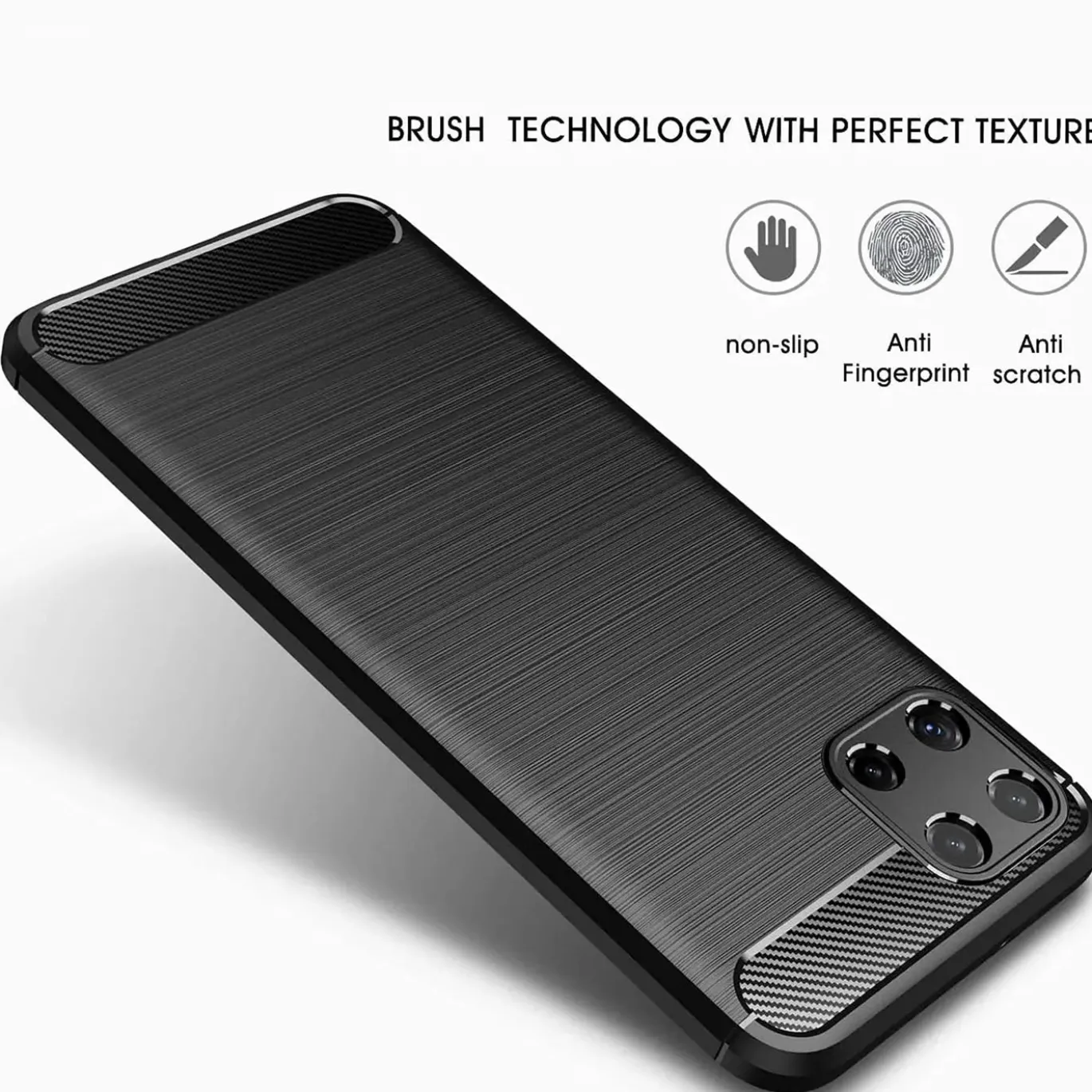 Samsung Galaxy A22 5G - Carbon Case Hülle, stoßfest