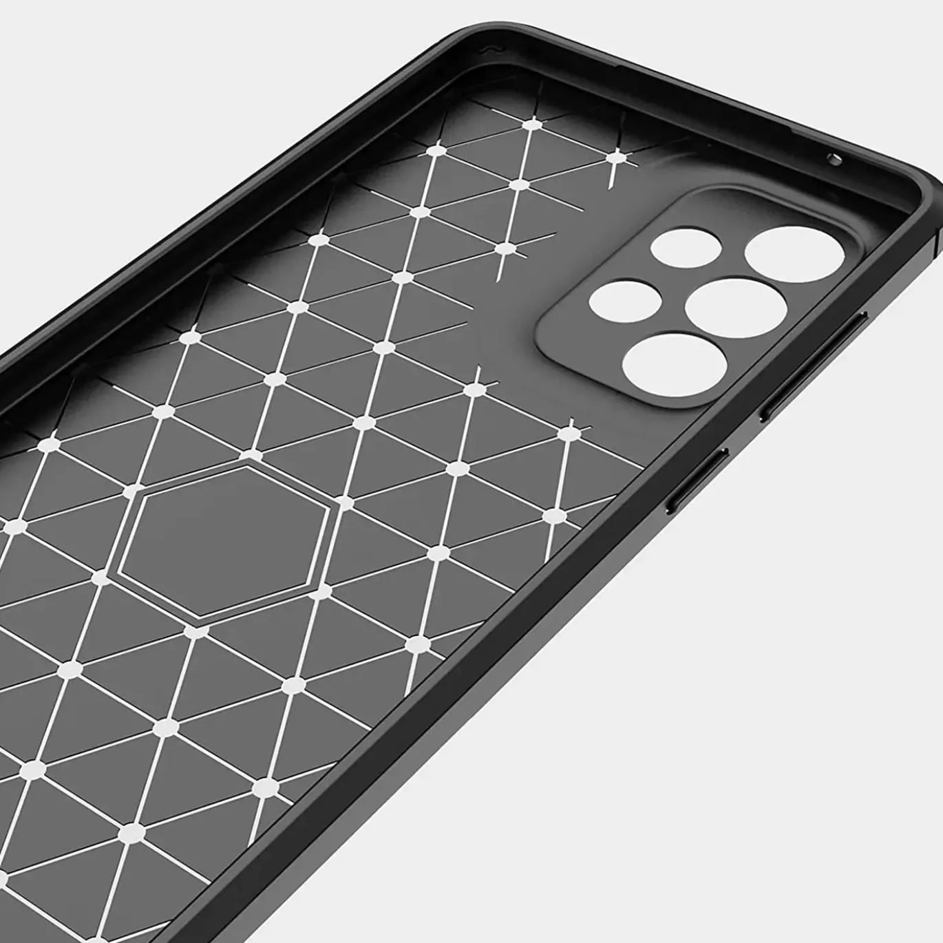 Samsung Galaxy A33 5G - Carbon Case Hülle, stoßfest