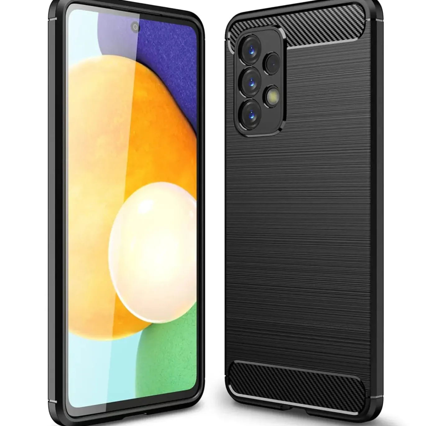 Samsung Galaxy A33 5G - Carbon Case Hülle, stoßfest