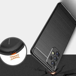 Samsung Galaxy A53 5G - Carbon Case Hülle, stoßfest