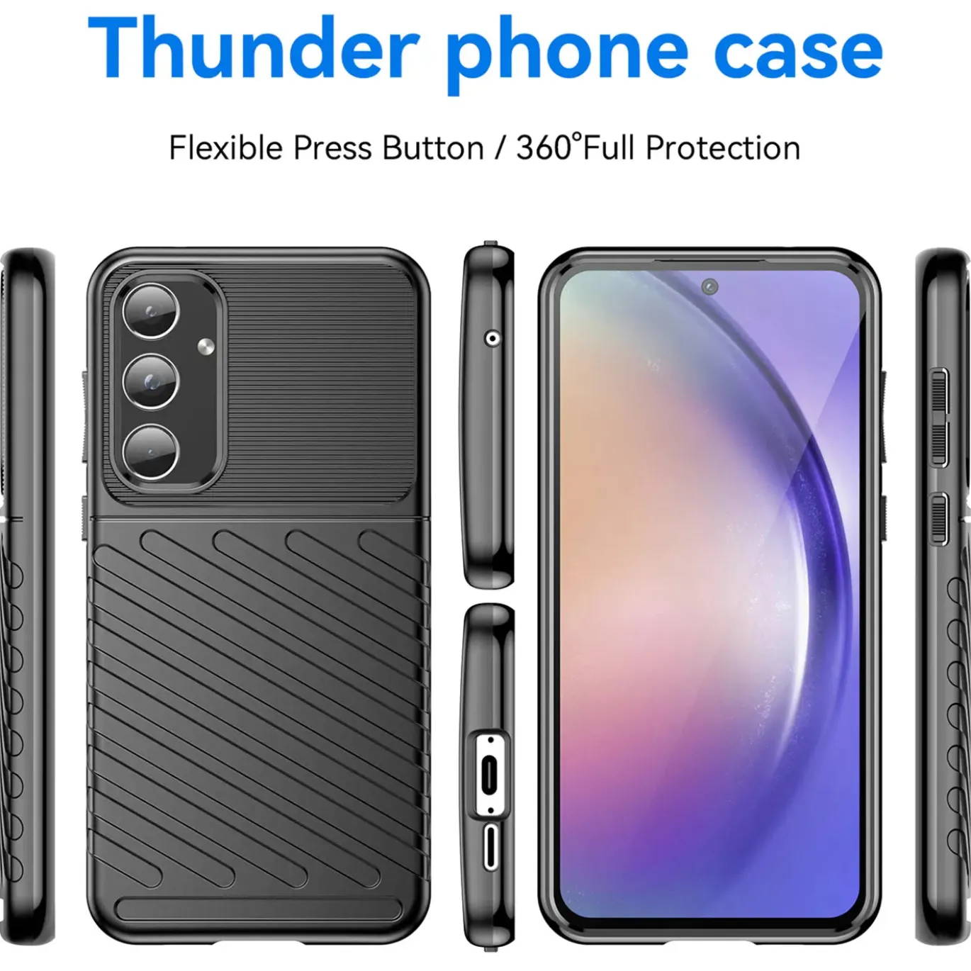 Samsung Galaxy A55 5G - Elegante Hülle stoßfest & stylisch