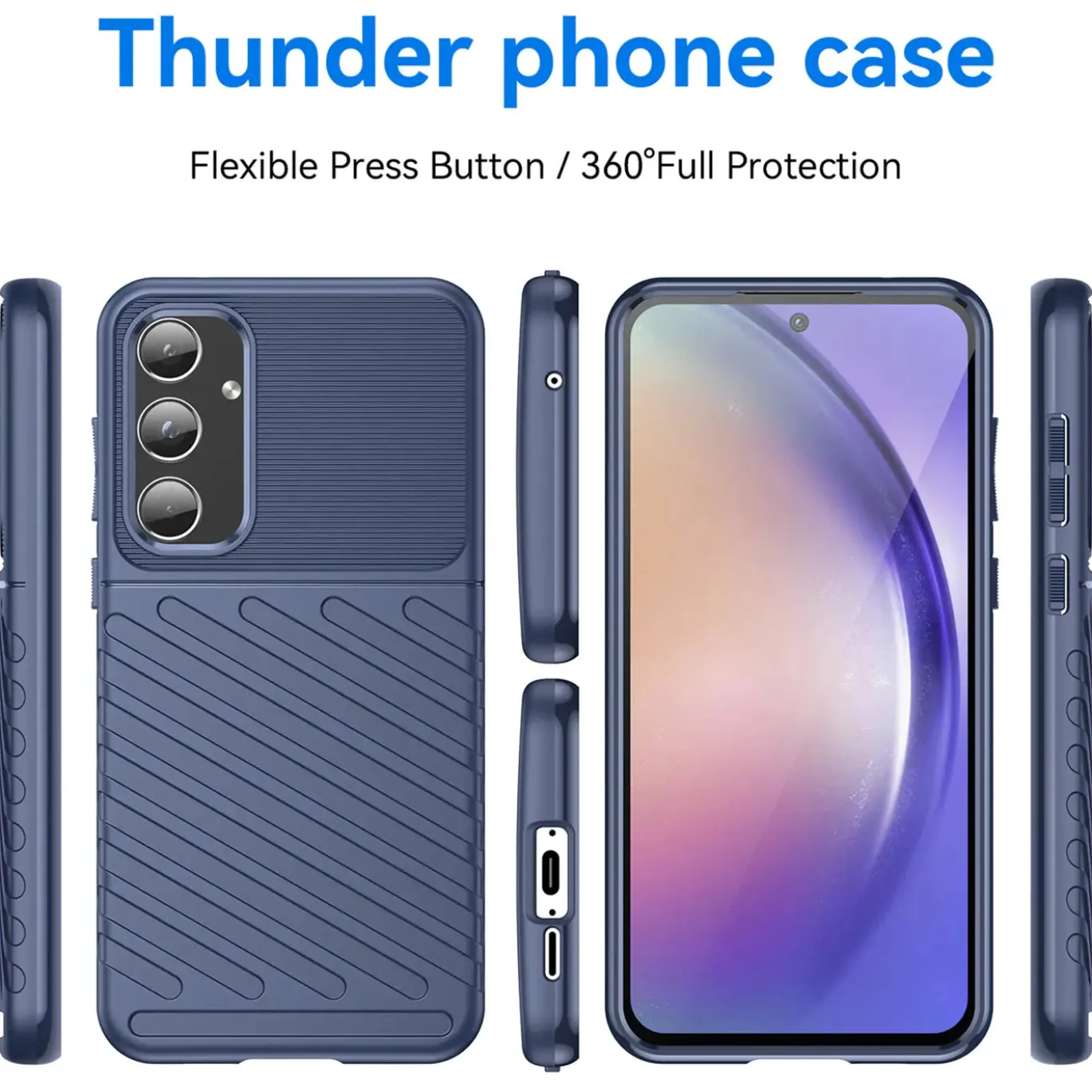 Samsung Galaxy A55 5G - Elegante Hülle stoßfest & stylisch